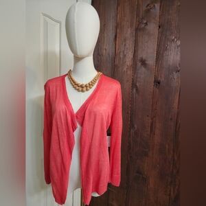 NIC+ZOE - Women's Coral Sweater Cardigan - New